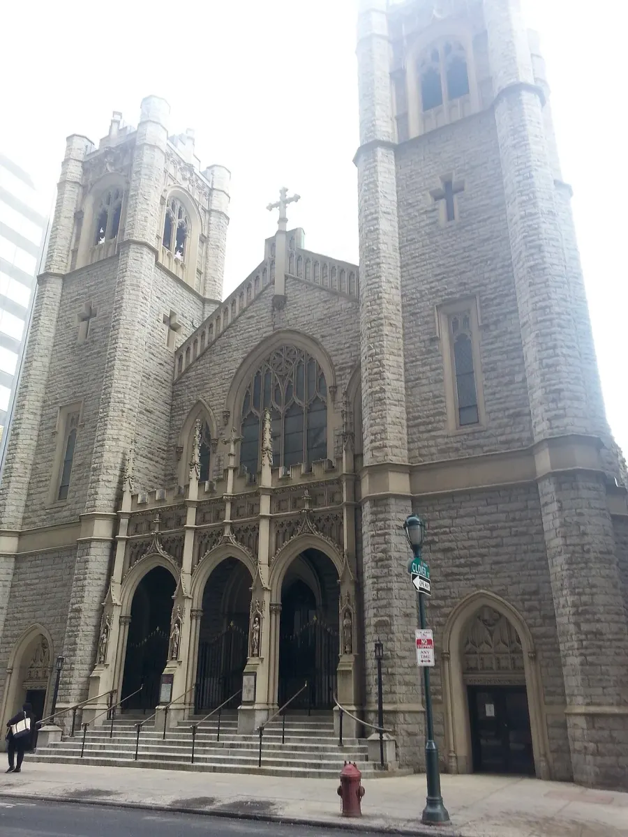 La carte Église Saint-Jean-l'Évangéliste de Philadelphie