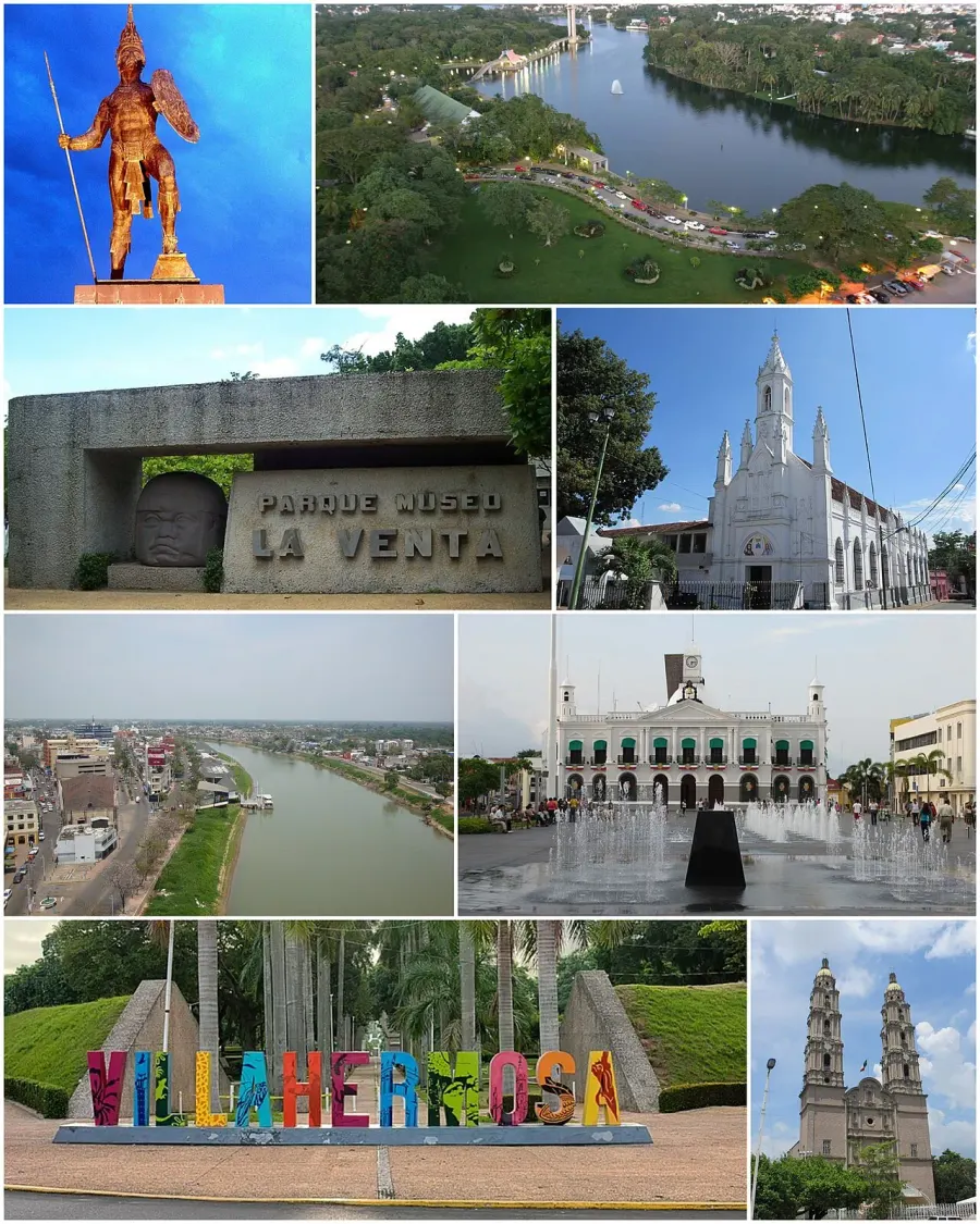 La carte Villahermosa