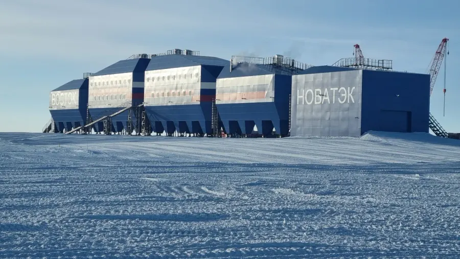 La carte Base antarctique Vostok