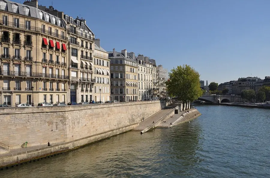 La carte Île Saint-Louis