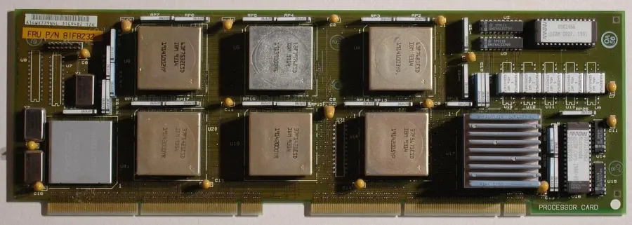 The IBM Power microprocessors card