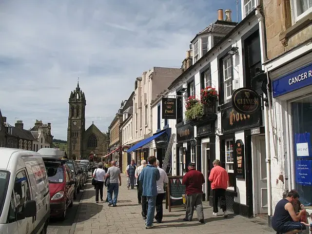 La carte Scottish Borders