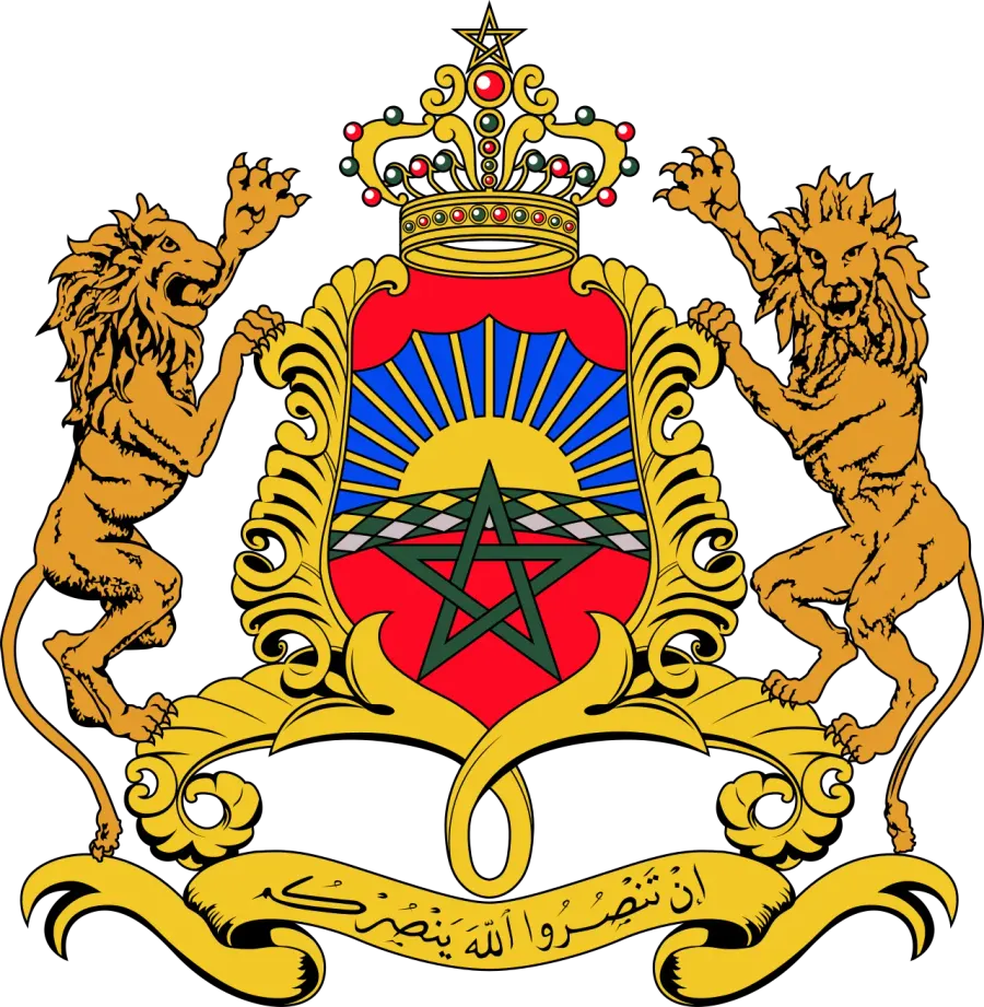 The Coat of arms of Morocco card