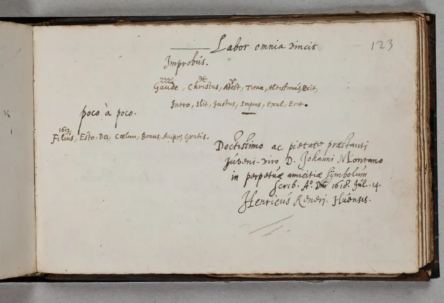 The Henricus Reneri card