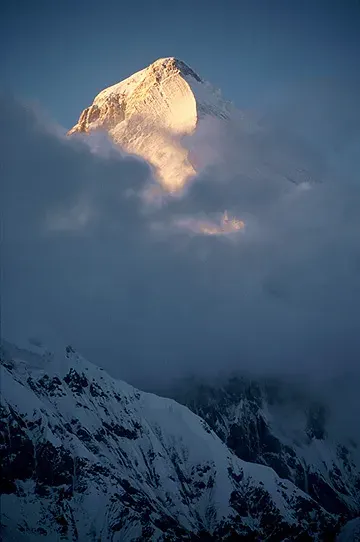 La carte Khan Tengri