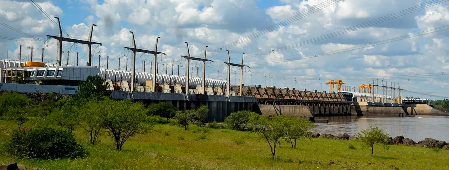 La carte Barrage de Salto Grande