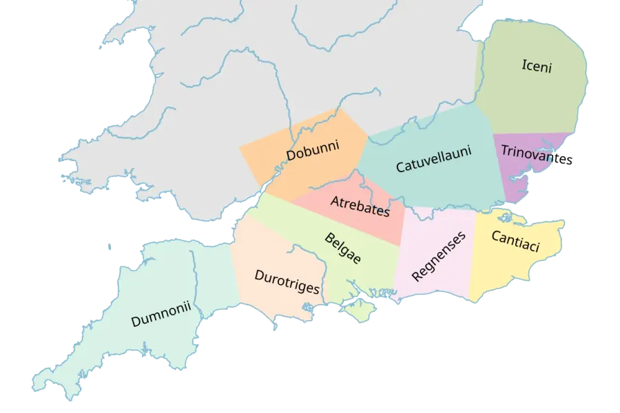 La carte Iceni