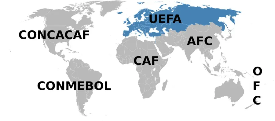 The 2010 FIFA World Cup qualification card