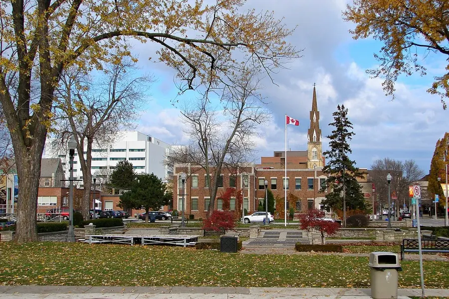 La carte Oshawa