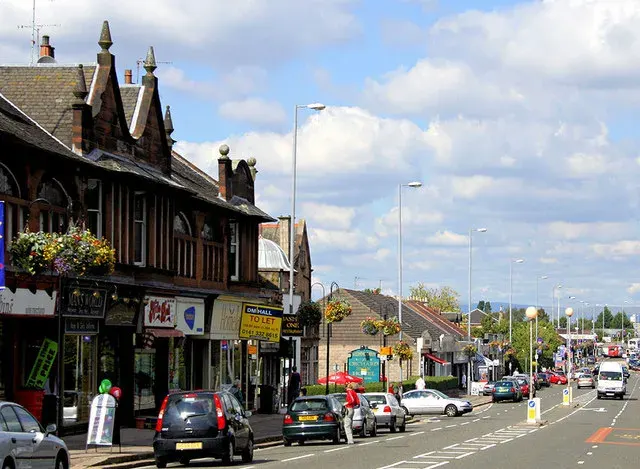 La carte East Renfrewshire
