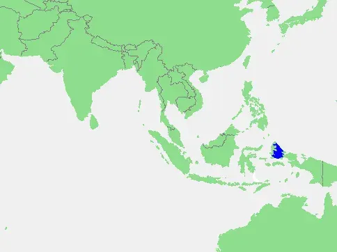 La carte Mer de Halmahera