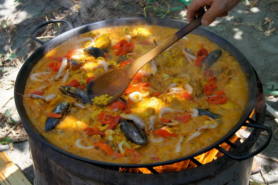 La carte Paella
