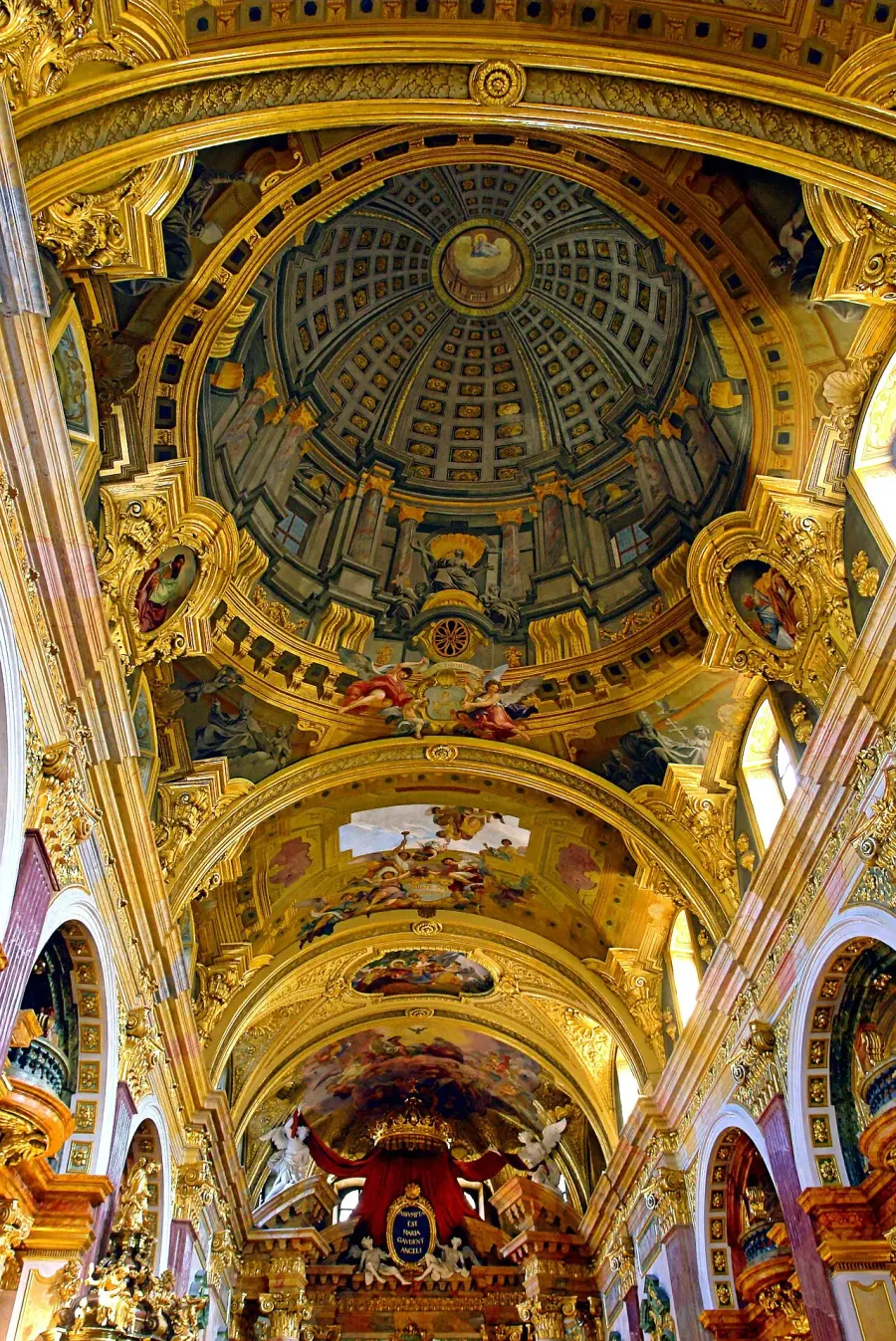 The Illusionistic ceiling painting card