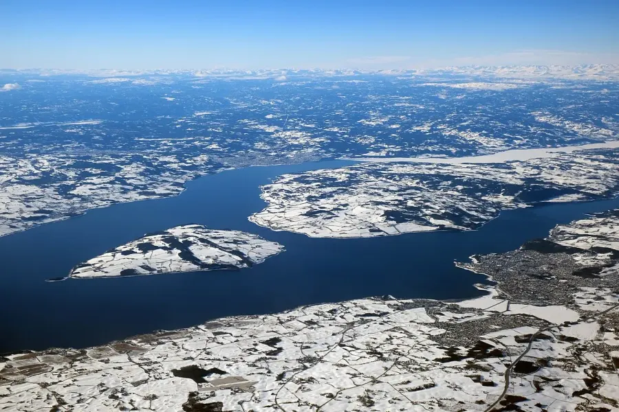 La carte Mjøsa