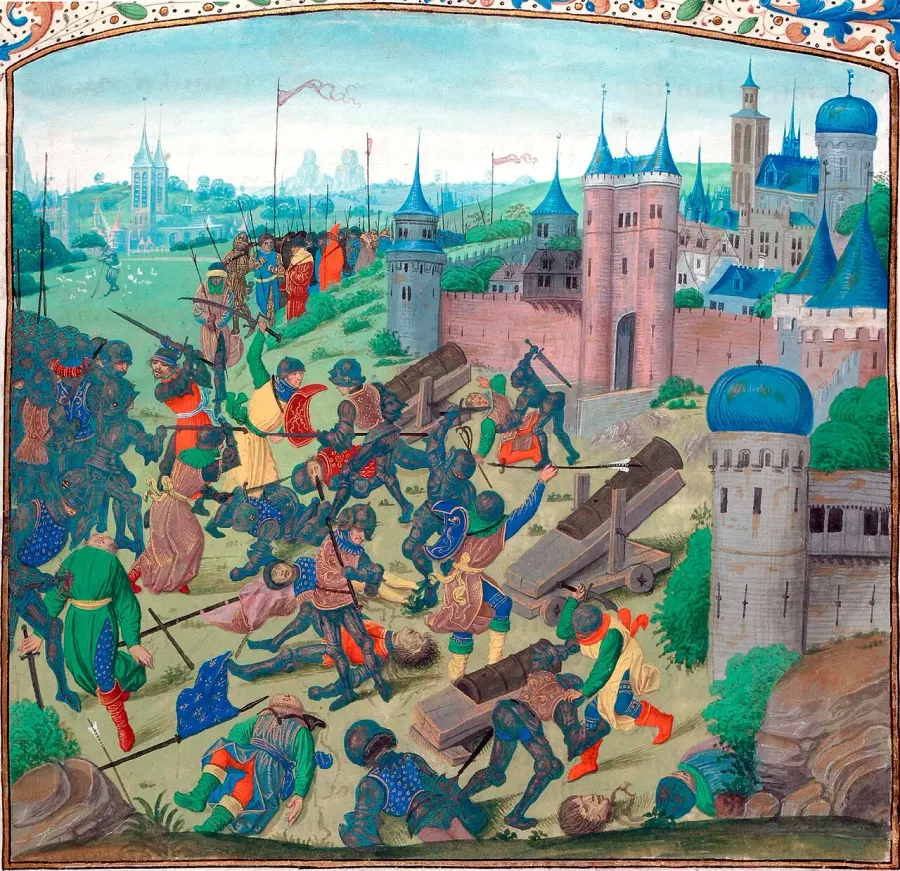 La carte Bataille de Nicopolis