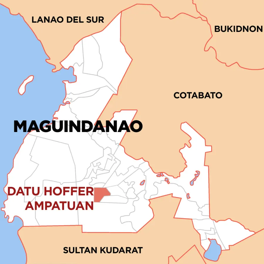 La carte Datu Hoffer Ampatuan