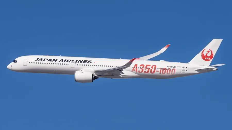 La carte Japan Airlines