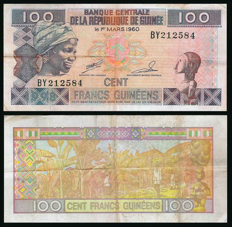 The Guinean franc card
