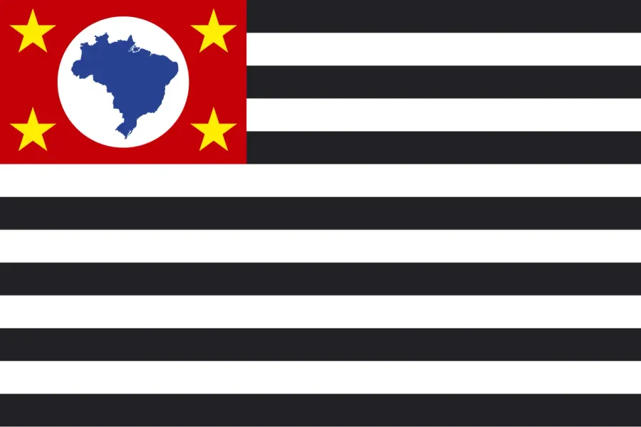 The Flag of São Paulo card