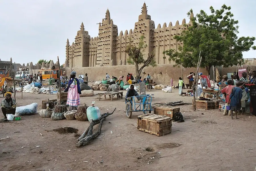 La carte Djenné
