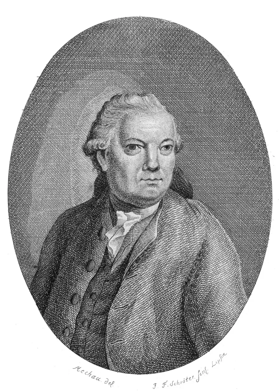 La carte Jiří Antonín Benda