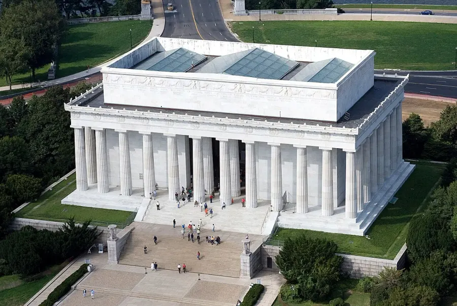 La carte Lincoln Memorial