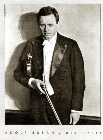 The Adolf Busch card