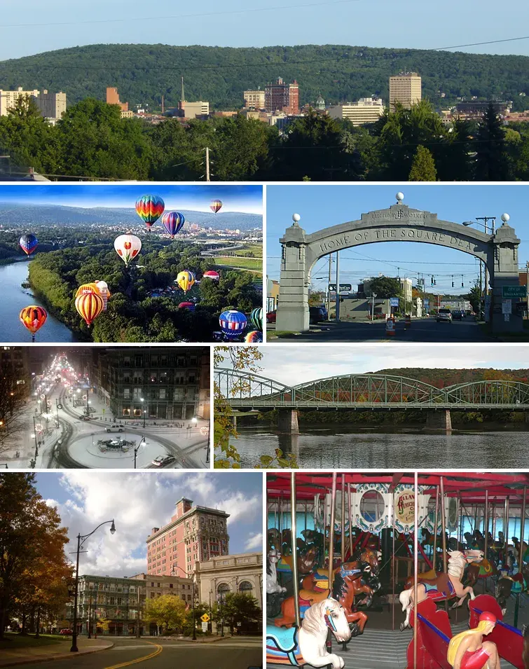 La carte Binghamton