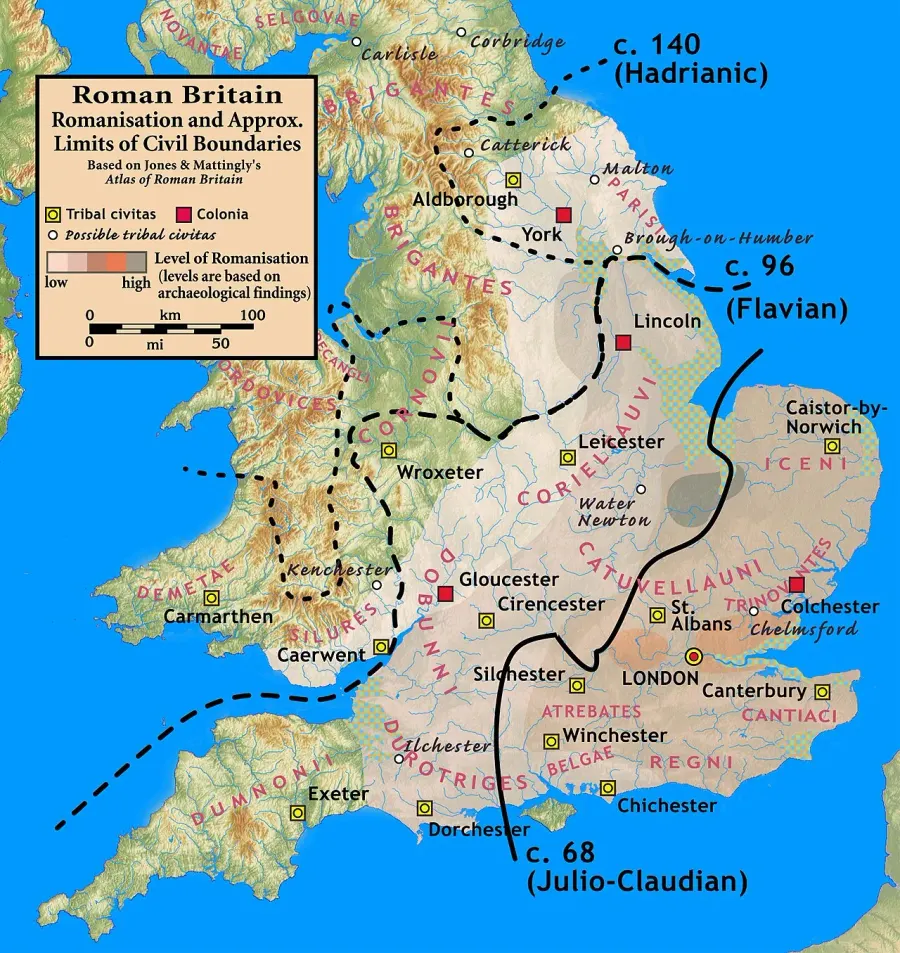 The Romano-British culture card
