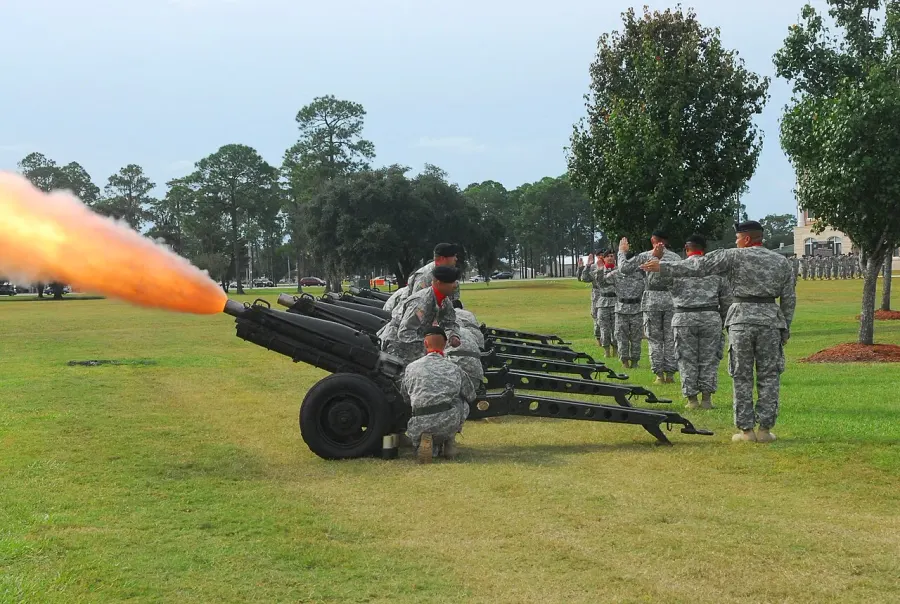 The Gun salute card