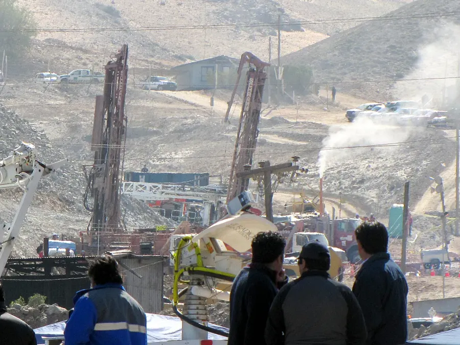 La carte Accident minier de Copiapó