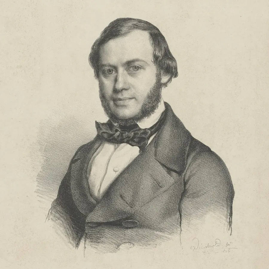 La carte Ferdinand David