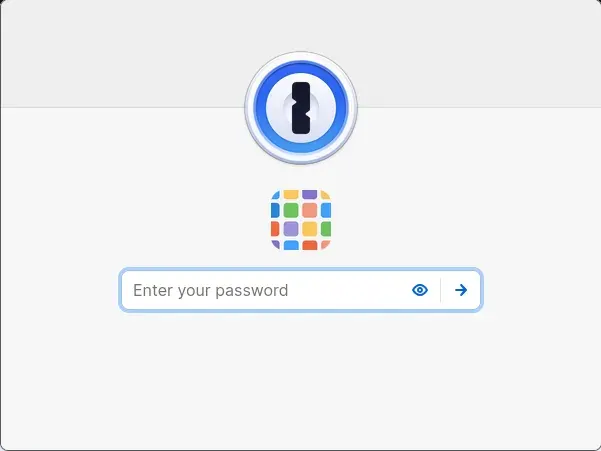La carte 1Password