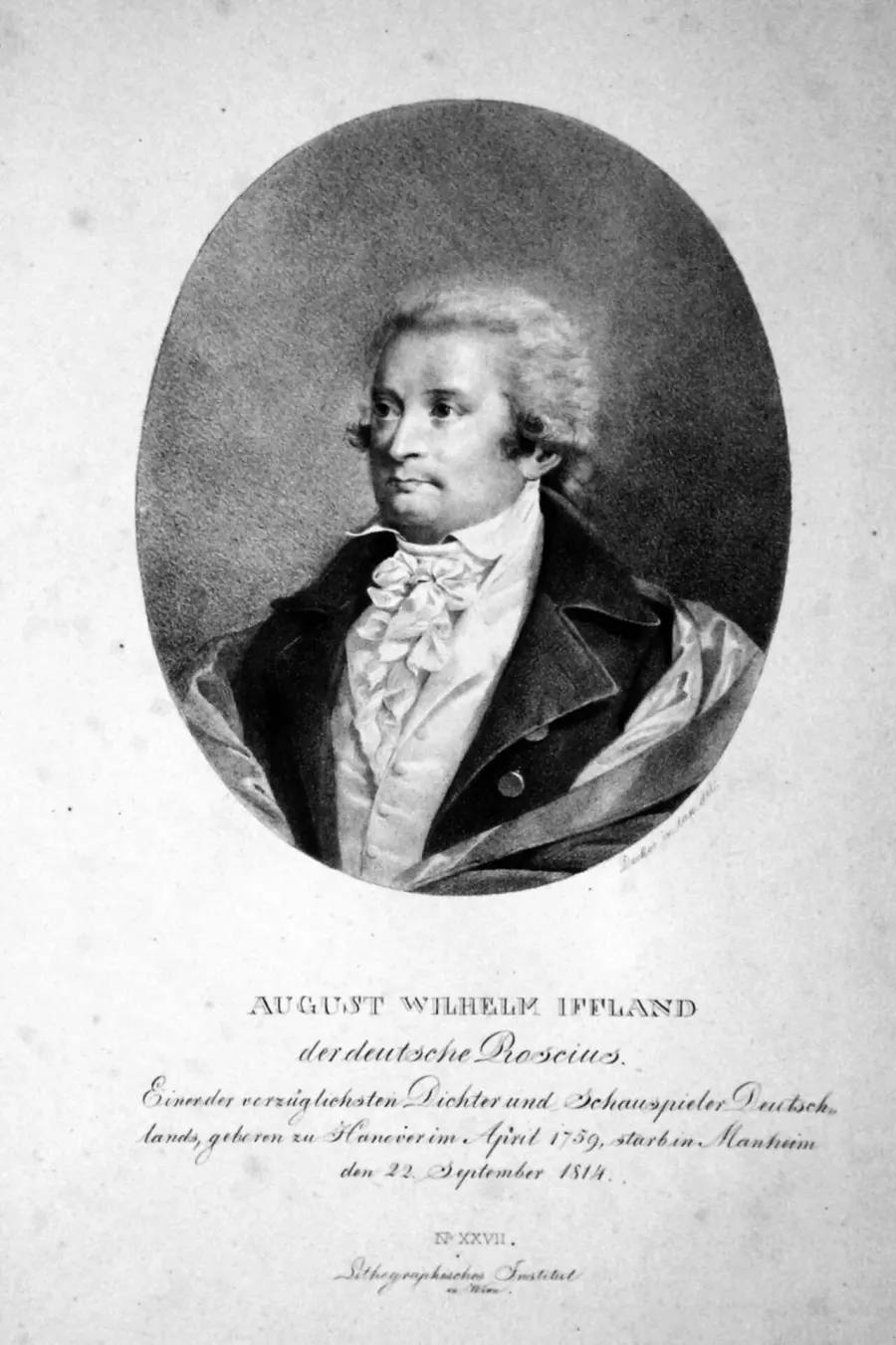 The August Wilhelm Iffland card
