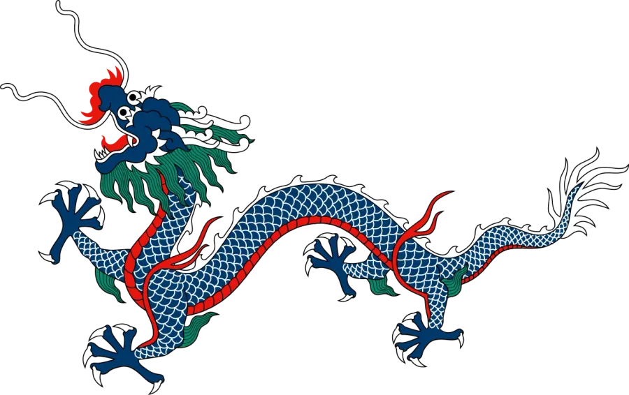 The Chinese dragon card