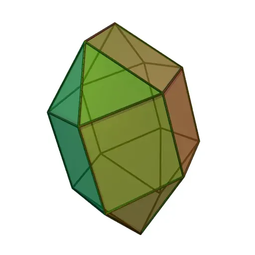 The Square orthobicupola card