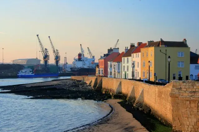 La carte Hartlepool