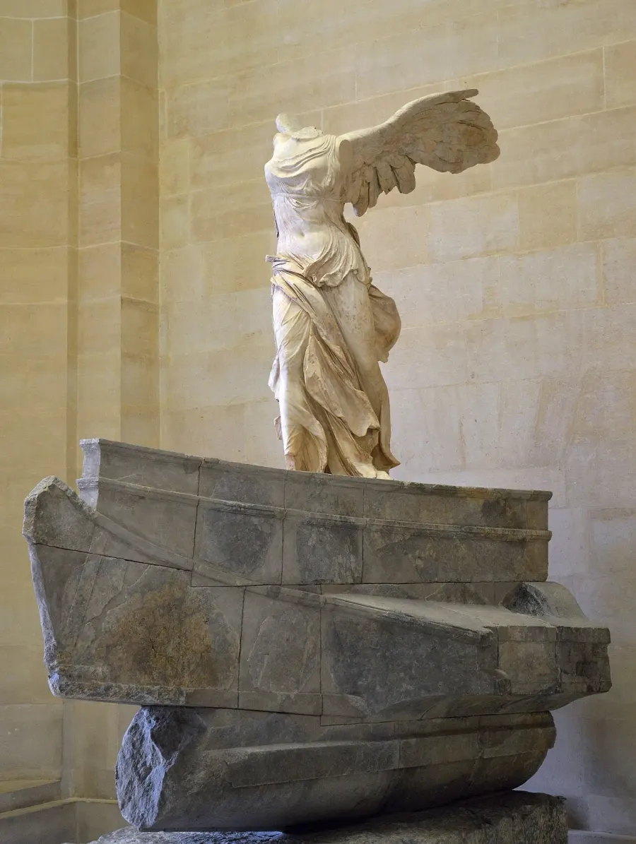 La carte Victoire de Samothrace