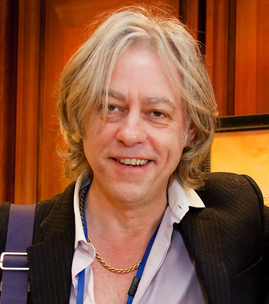 La carte Bob Geldof