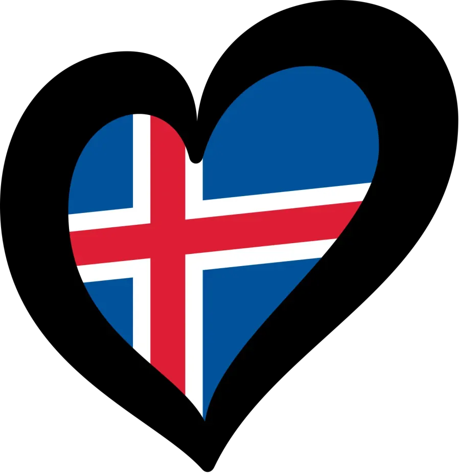 The Iceland in the Eurovision Song Contest card