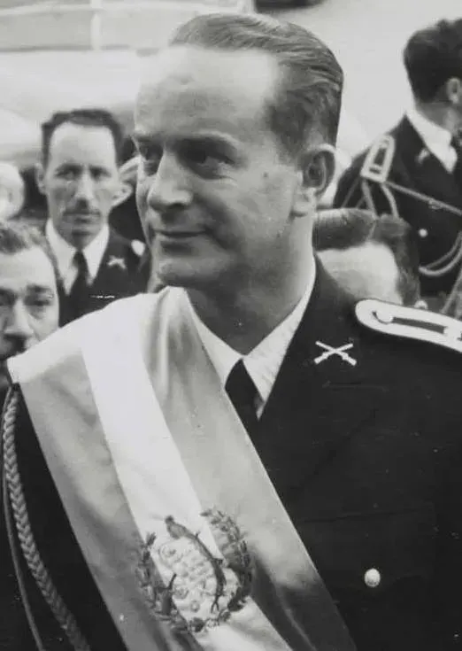 La carte Jacobo Árbenz Guzmán