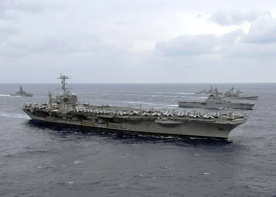 The USS George Washington card