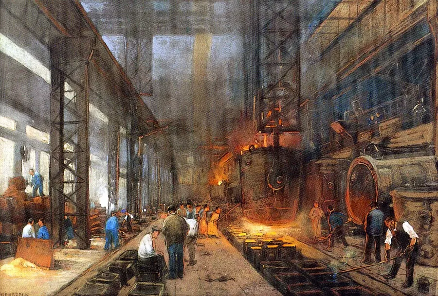 The Second Industrial Revolution card