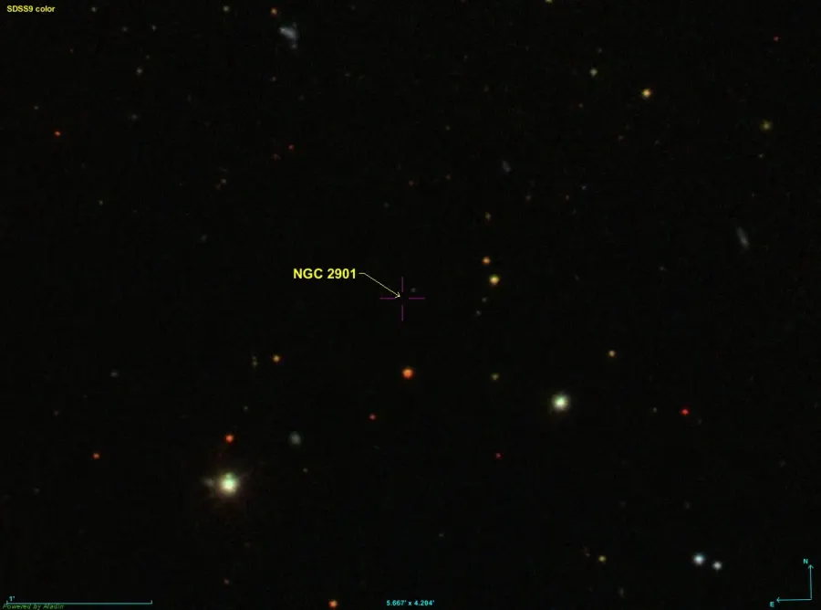The NGC 2901 card