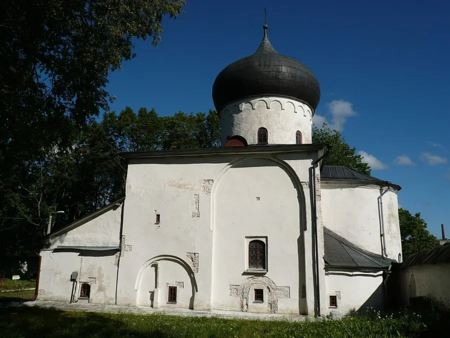 La carte Église de la Transfiguration-du-Sauveur du monastère de la Miroja