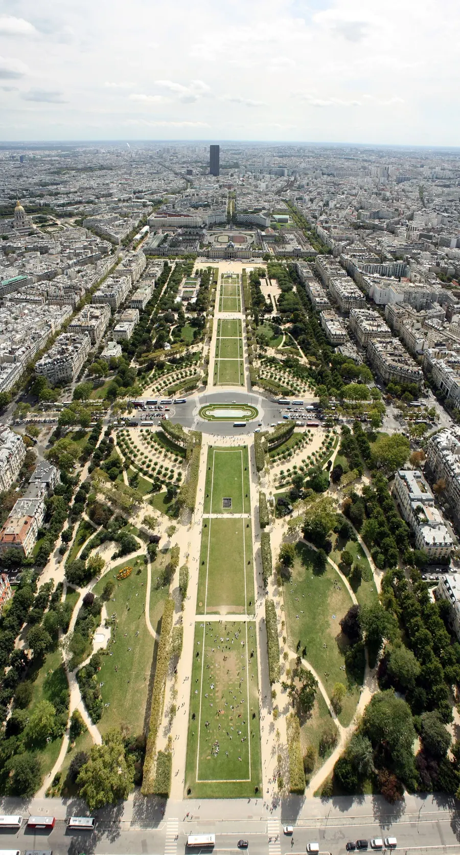 La carte Champ-de-Mars