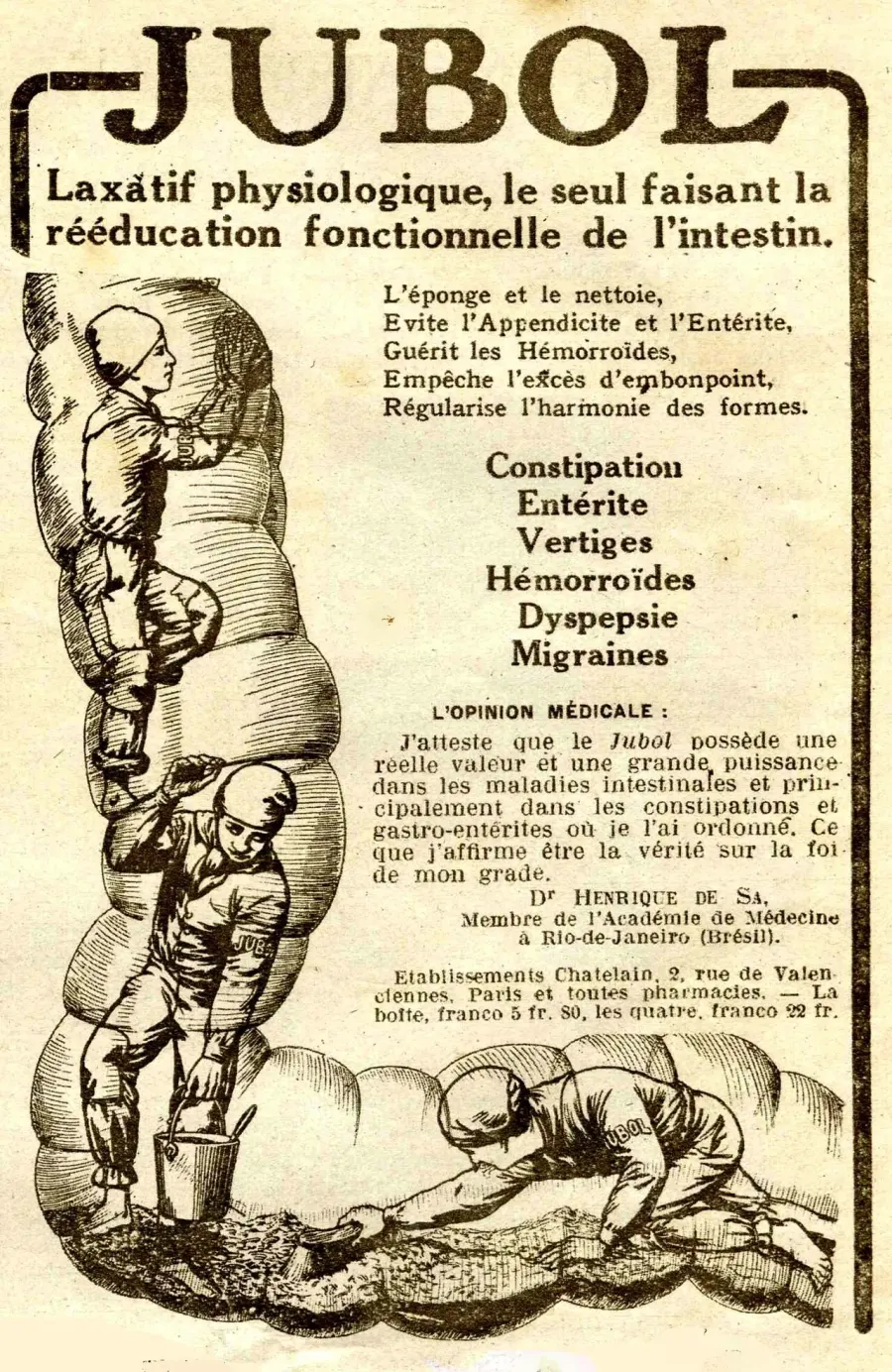 La carte Laxatif