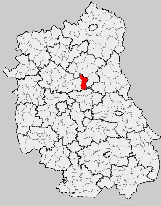 La carte Uścimów