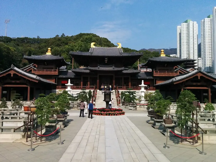 The Chi Lin Nunnery card