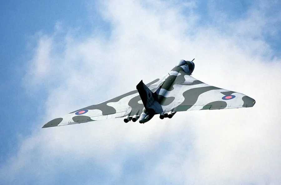 La carte Avro Vulcan